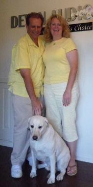 bob_deb Bob, Deb, & Samson (who had just been attacked by a wolf!)